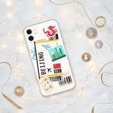 Beijing China Chinese Flag iPhone Case 15 14 13 12 11 Pro Max Plus Mini Gift Ideas Country Map Skyline Gift Travel  Souvenir