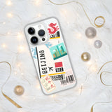 Beijing China Chinese Flag iPhone Case 15 14 13 12 11 Pro Max Plus Mini Gift Ideas Country Map Skyline Gift Travel  Souvenir