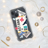 Astana Kazakhstan kazakh Flag iPhone Case 15 14 13 12 11 Pro Max Plus Mini Gift Travel Souvenir Personalized Custom City Name