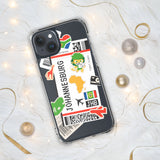 Johannesburg South Africa African Flag iPhone Case 15 14 13 12 11 Pro Max Plus Mini Gift Travel Souvenir Personalized Custom City Name