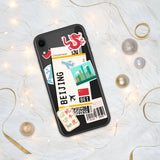 Beijing China Chinese Flag iPhone Case 15 14 13 12 11 Pro Max Plus Mini Gift Ideas Country Map Skyline Gift Travel  Souvenir