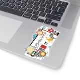 Casablanca Morocco Moroccan City art Sticker Stickers Vinyl Computer Transparent stickers Cool Macbook Travel sticker Gift Ideas