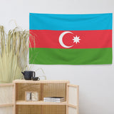 Azerbaijan Azerbaijani Flag Wall Decor Art Print Banner Gift Ideas