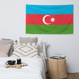 Azerbaijan Azerbaijani Flag Wall Decor Art Print Banner Gift Ideas