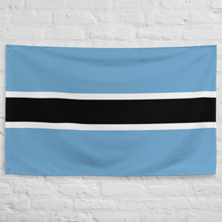 Botswana Flag Wall Decor Art Print Banner Gift Ideas