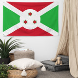 Burundi Flag Wall Decor Art Print Banner Gift Ideas