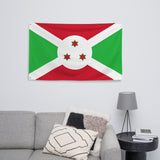 Burundi Flag Wall Decor Art Print Banner Gift Ideas