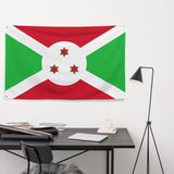 Burundi Flag Wall Decor Art Print Banner Gift Ideas