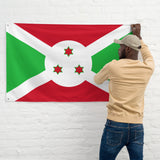 Burundi Flag Wall Decor Art Print Banner Gift Ideas