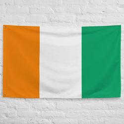 Ivory Coast Flag Wall Decor Art Print Banner Gift Ideas