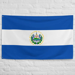 El Salvador Salvadoran Flag Wall Decor Art Print Banner Gift Ideas