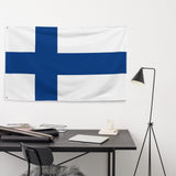 Finland Suomi Finnish Flag Wall Decor Art Print Banner Gift Ideas