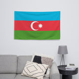 Azerbaijan Azerbaijani Flag Wall Decor Art Print Banner Gift Ideas