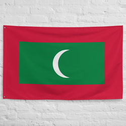 Maldives Maldivian Flag Wall Decor Art Print Banner Gift Ideas