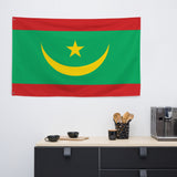 Bandera de Mauritania, decoración de pared, arte impreso, pancarta, ideas para regalos