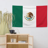 Mexico Mexican Flag Wall Decor Art Print Banner Gift Ideas