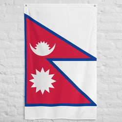 Nepal Nepalese Flag Wall Decor Art Print Banner Gift Ideas