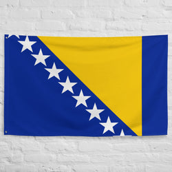 Bosnia and Herzegovina Bosnian Flag Wall Decor Art Print Banner Gift Ideas