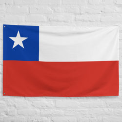 Chile Chilean Flag Wall Decor Art Print Banner Gift Ideas