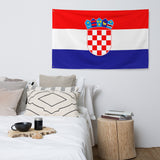 Croatia Croatian Flag Wall Decor Art Print Banner Gift Ideas