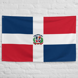 Bandera de República Dominicana, decoración de pared, arte impreso, pancarta, ideas para regalos