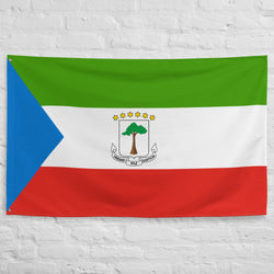 Equatorial Guinea Guinean Flag Wall Decor Art Print Banner Gift Ideas