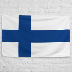 Finland Suomi Finnish Flag Wall Decor Art Print Banner Gift Ideas