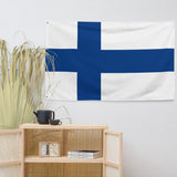 Finland Suomi Finnish Flag Wall Decor Art Print Banner Gift Ideas