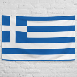 Greece Greek Flag Wall Decor Art Print Banner Gift Ideas