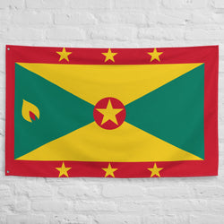 Grenada Grenadian Flag Wall Decor Art Print Banner Gift Ideas