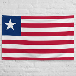 Liberia Bandera liberiana Decoración de pared Impresión artística Pancarta Ideas de regalo