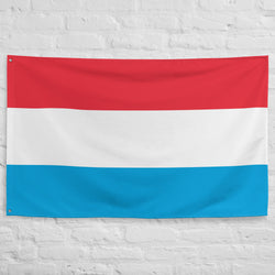 Luxembourg Luxembourgish Flag Wall Decor Art Print Banner Gift Ideas