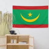 Bandera de Mauritania, decoración de pared, arte impreso, pancarta, ideas para regalos