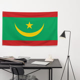 Bandera de Mauritania, decoración de pared, arte impreso, pancarta, ideas para regalos