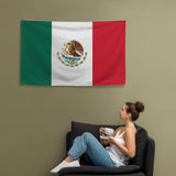 Mexico Mexican Flag Wall Decor Art Print Banner Gift Ideas