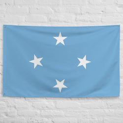 Micronesia Micronesian Flag Wall Decor Art Print Banner Gift Ideas