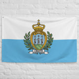 San Marino Sammarinese Flag Wall Decor Art Print Banner Gift Ideas