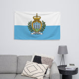 San Marino Sammarinese Flag Wall Decor Art Print Banner Gift Ideas