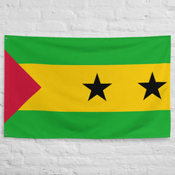 São Tomé and Príncipe Flag Wall Decor Art Print Banner Gift Ideas