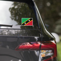 St Kitts & Nevis Flag Car Sticker Laptop Decal Stickers Travel Souvenir Gift Idea