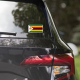 Pegatinas para portátil con la bandera de Zimbabue, idea de regalo de recuerdo de viaje