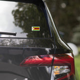 Pegatinas para portátil con la bandera de Zimbabue, idea de regalo de recuerdo de viaje