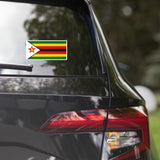 Pegatinas para portátil con la bandera de Zimbabue, idea de regalo de recuerdo de viaje