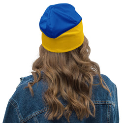 Ukraine Ukrainian Flag Beanie Winter Hat Warm Unisex Hat Super Soft Travel Souvenir Gift Idea