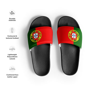 Sandalias con bandera portuguesa para mujer, sandalias de verano, zapatos de playa, chanclas coloridas, tangas