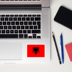 Albania Albanian Flag Laptop Sticker Decal Stickers Travel Souvenir Gift Idea