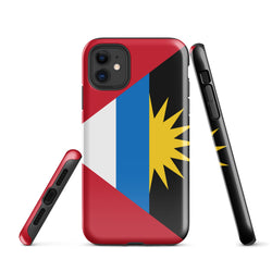 Antigua and Barbuda Flag iPhone case 15 14 13 12 11 Pro Max Plus Mini Antigua and Barbuda Bandana Map Gift Ideas