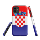 Croatia Croatian Flag iPhone Case 15 14 13 12 11 Pro Max Plus Mini Gift Ideas Country Map Skyline Gift For Her Him Ideas Travel  Souvenir