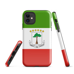 Equatorial Guinea Guinean Flag iPhone Case 15 14 13 12 11 Pro Max Plus Mini Gift Ideas Country Map Skyline Gift Travel  Souvenir