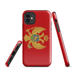 Montenegro Montenegrin Flag iPhone Case 15 14 13 12 11 Pro Max Plus Mini Gift Ideas Country Map Skyline Gift Travel  Souvenir